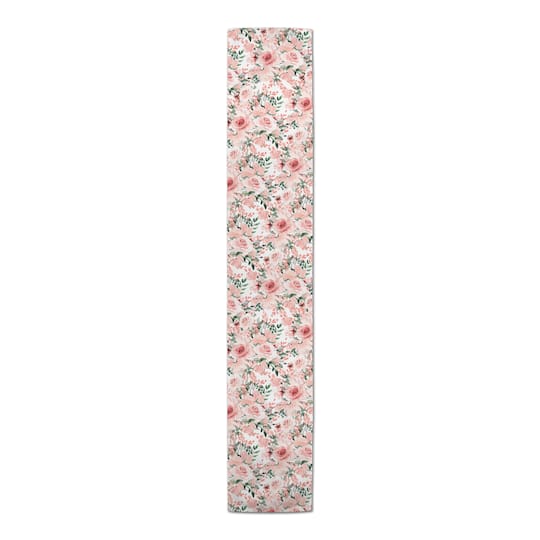 Pink Bouquets Outdoor Table Runner